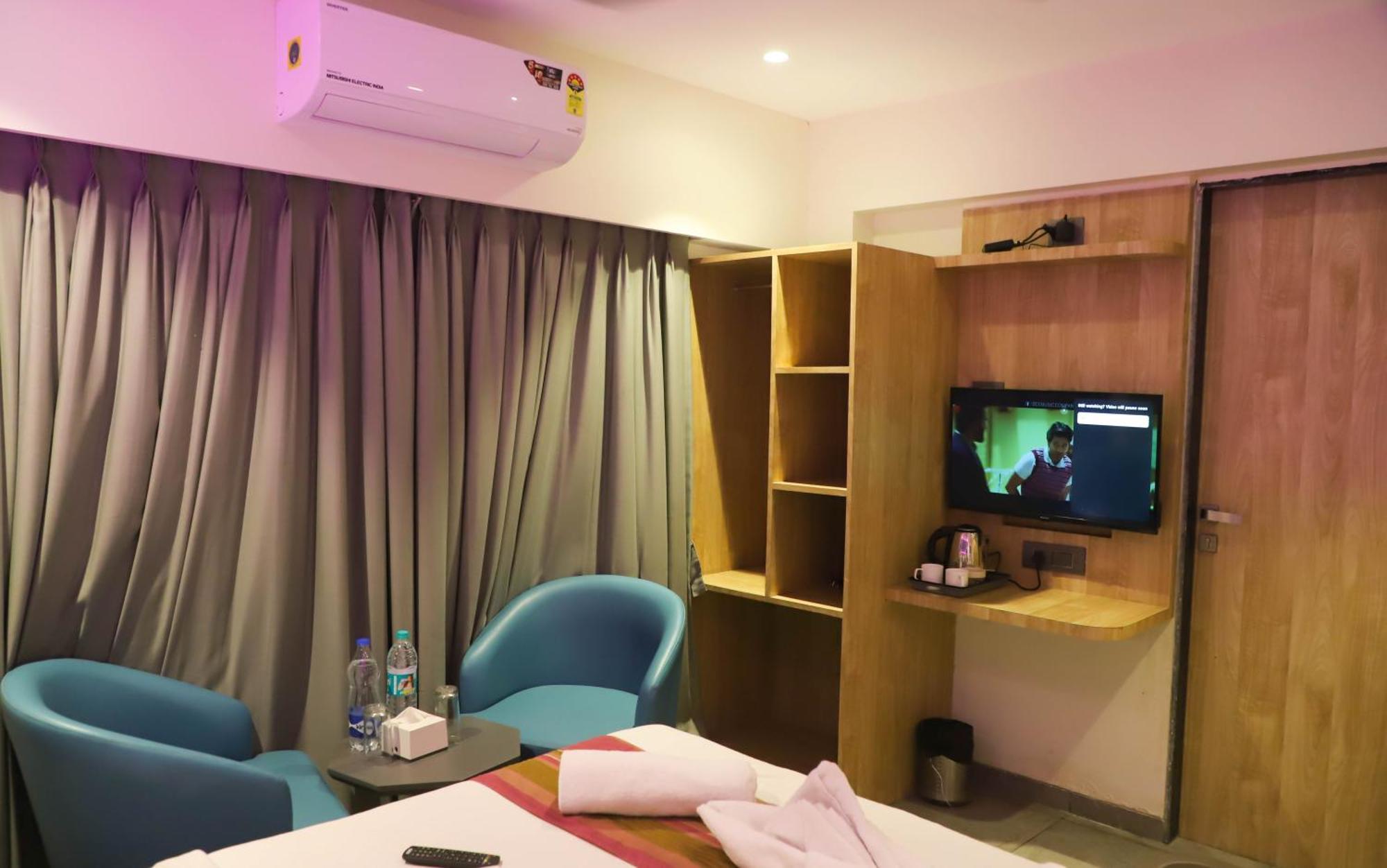 Hotel Aura Inn Airoli ,Digha Nova Bombaim Exterior foto